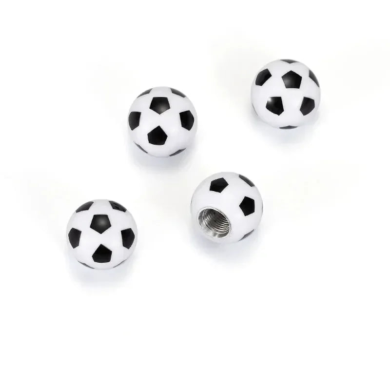 4Pcs/Set Smiley Ball Tire Valve Caps