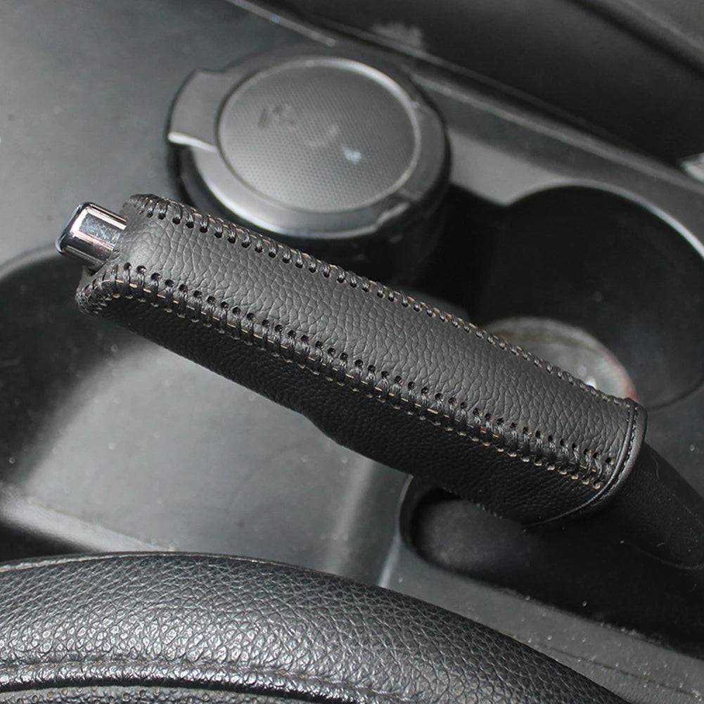 PU Leather Car Gears Handbrake Cover