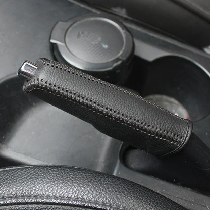 PU Leather Car Gears Handbrake Cover