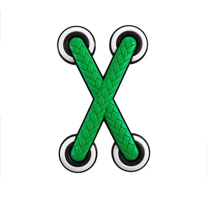 Cross Shoelace Car Decal | Vinyl Vehicle Sticker