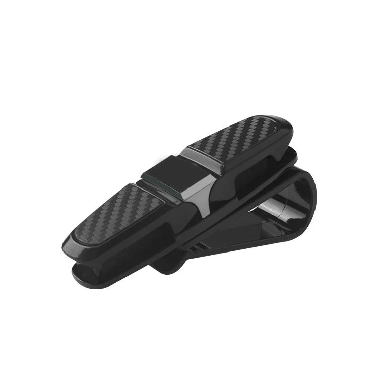 Sun Visor Glasses Holder Clip – Multifunctional Car Sunglasses & Card Organizer