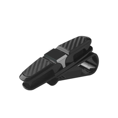 Sun Visor Glasses Holder Clip – Multifunctional Car Sunglasses & Card Organizer