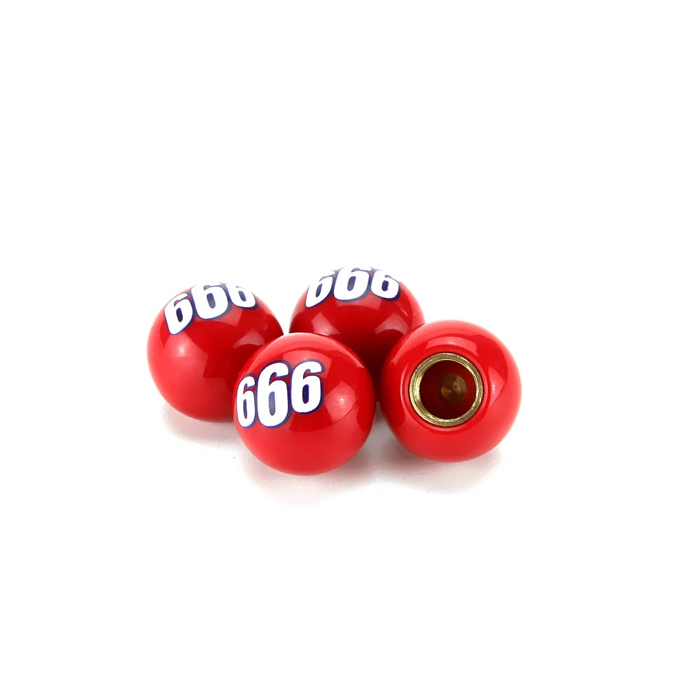 4PCS Themed Tire Valve Caps