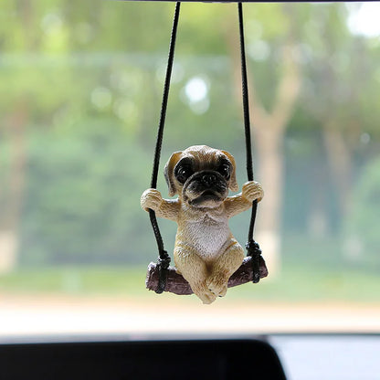 Bulldog Pendant Rearview Mirror