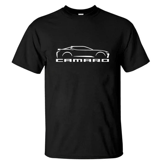 Motorsport Silhouette Graphic T-Shirt | 100% Cotton Crew Neck Tee
