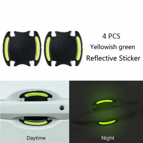 Car Door Handle Reflective Protection Sticker Set – 8 Pcs Anti-Scratch