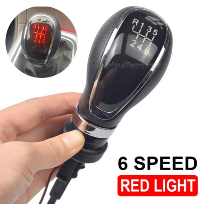 LED 5/6 Speed Car Gear Shift Knob