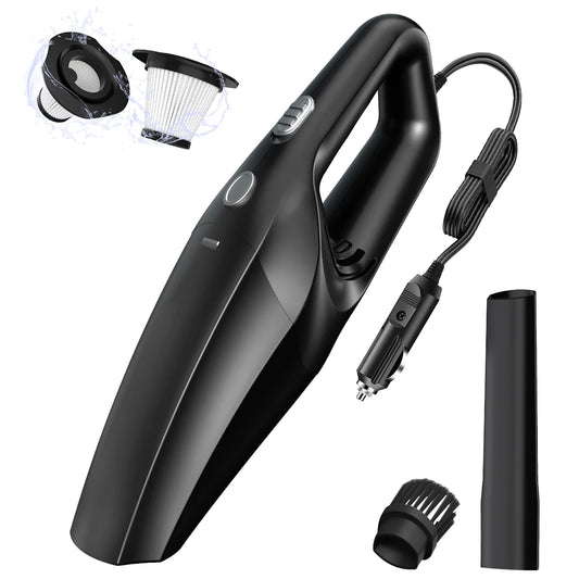 Wired Car Vacuum Cleaner – 120W, 12V, HEPA Filter, 4m Cable