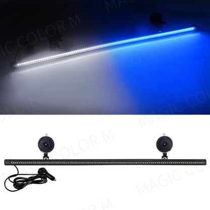 96 LED Strobe Warning Light Bar – 84cm | 15 Flash Modes | 12V