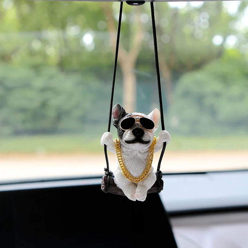 Bulldog Pendant Rearview Mirror
