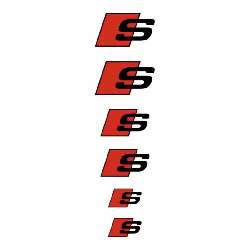 Car Brake Caliper Sticker – High Temp Waterproof Decal (Set of 6)