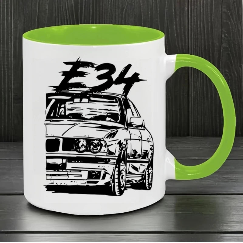 Car Graphic E34 Ceramic Mug