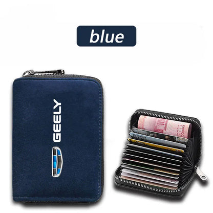 Car Door Storage Pocket Organizer – PU Leather Card Holder