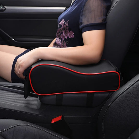 Memory Foam Car Armrest Cushion Pad – Leather, Ergonomic, 4 Colors