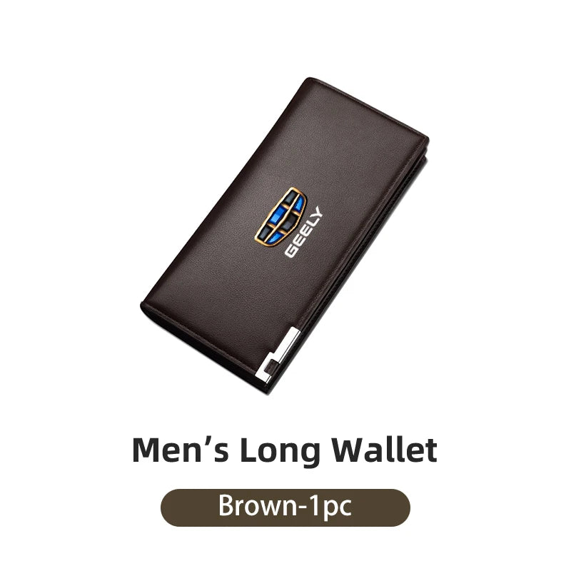 Men's Long Wallet Card Holder – Multi-Pocket Clutch Bag