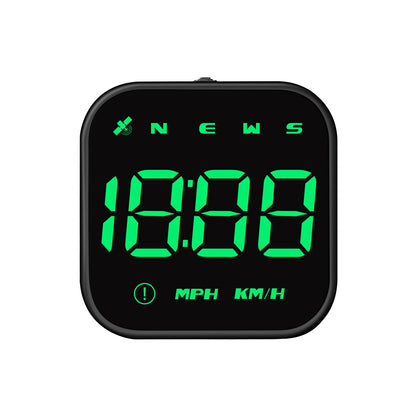 GPS Head-Up Display – Mini HUD Speedometer KMH/MPH for Cars, Trucks & Bikes