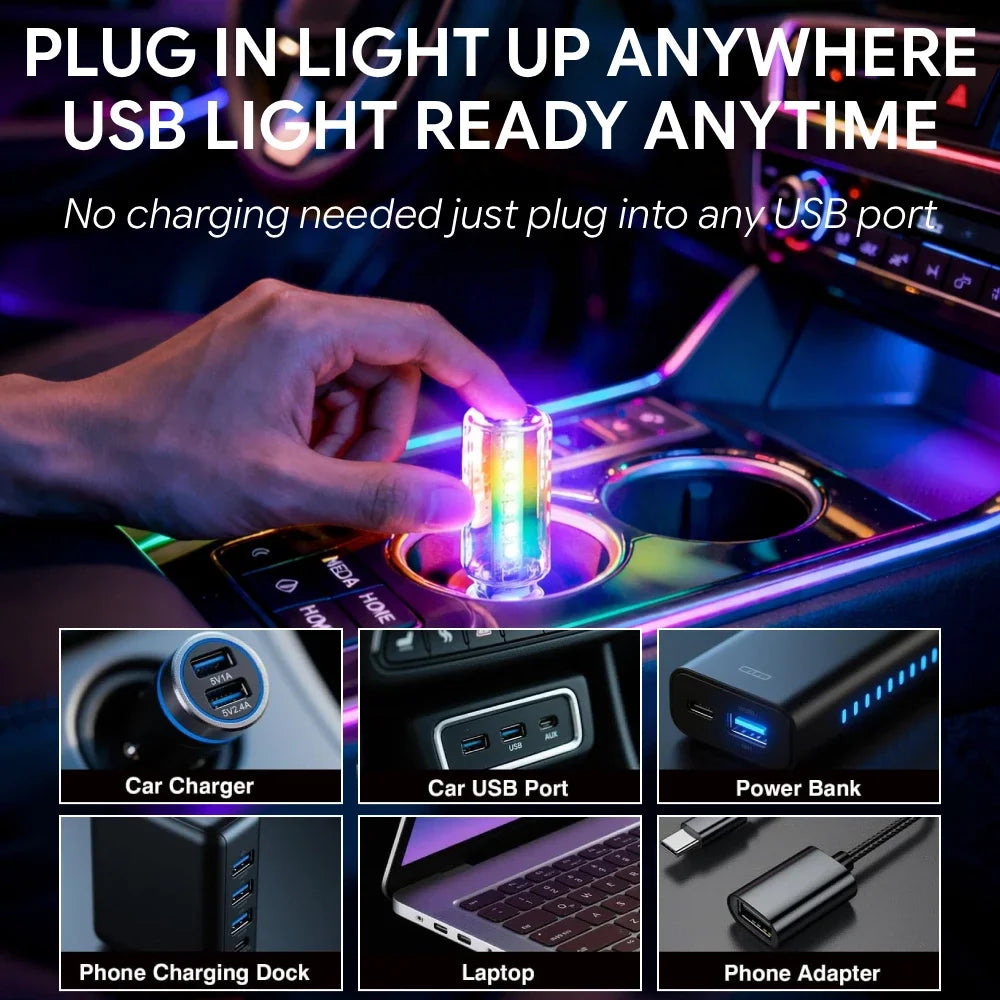 USB RGB Ambient Light – LED Interior Atmosphere Lamp