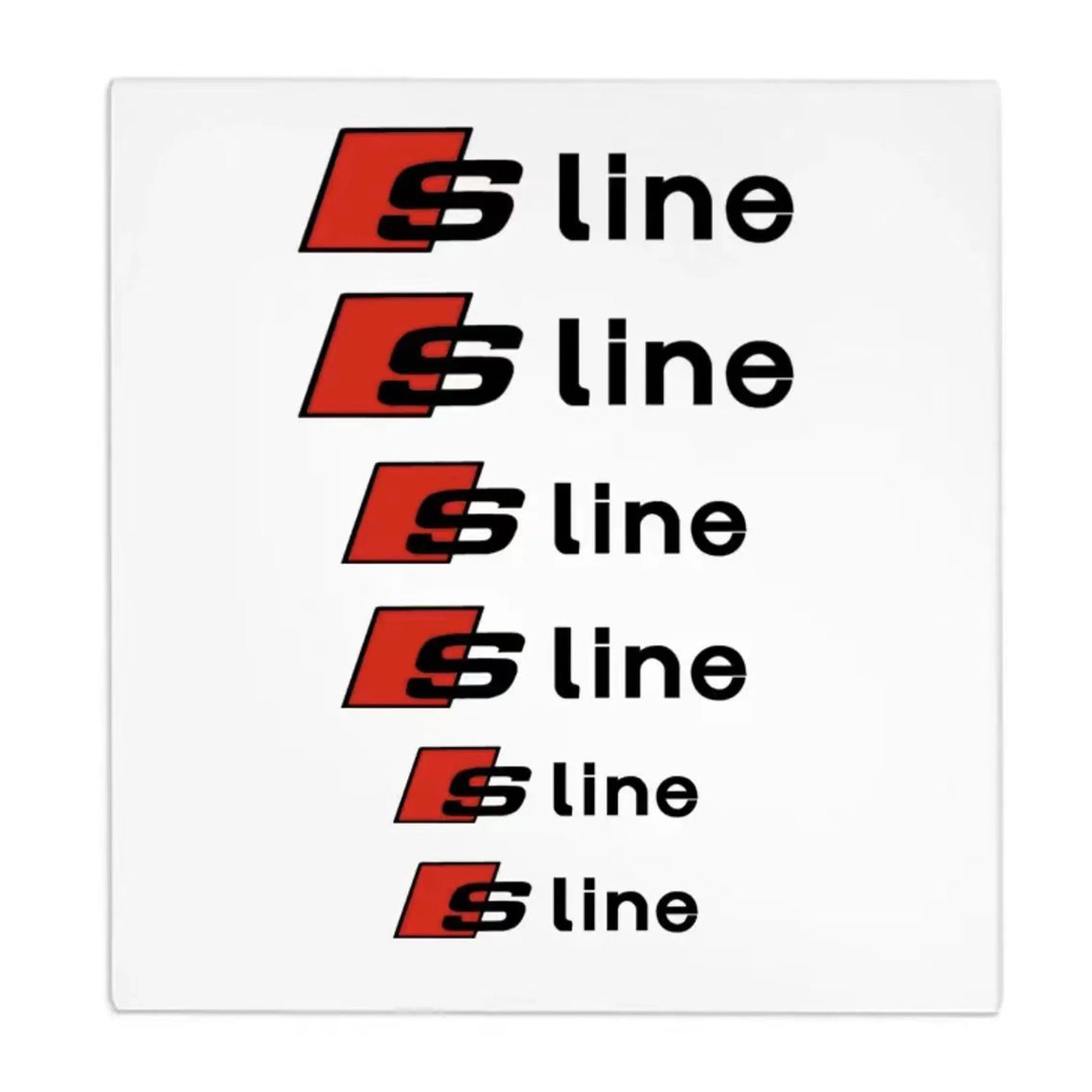 Car Brake Caliper Sticker – High Temp Waterproof Decal (Set of 6)