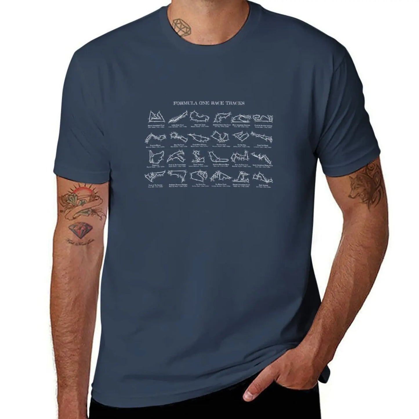 F1 Race Tracks T-Shirt
