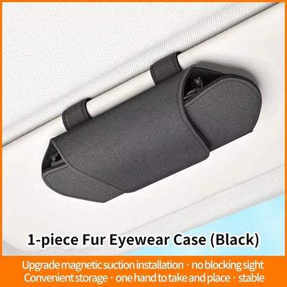 Magnetic Car Glasses Case | Sun Visor Holder
