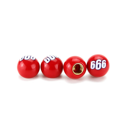 4PCS Themed Tire Valve Caps