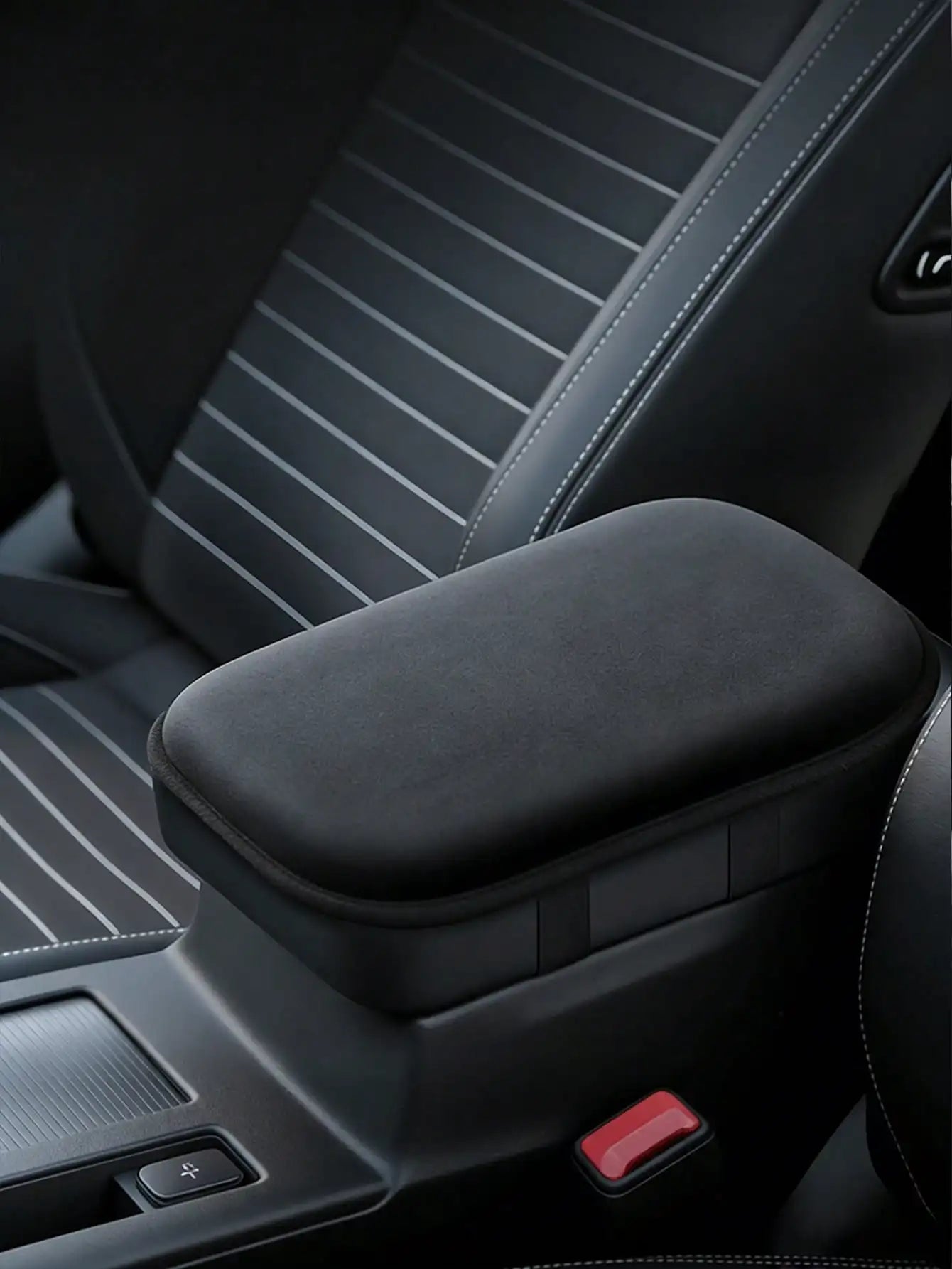 Car Armrest Pad Thickened Velvet