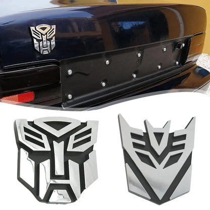 3D Robot Badge Emblem Car Sticker – Sci-Fi Style Decal for Cars & Motorcycles