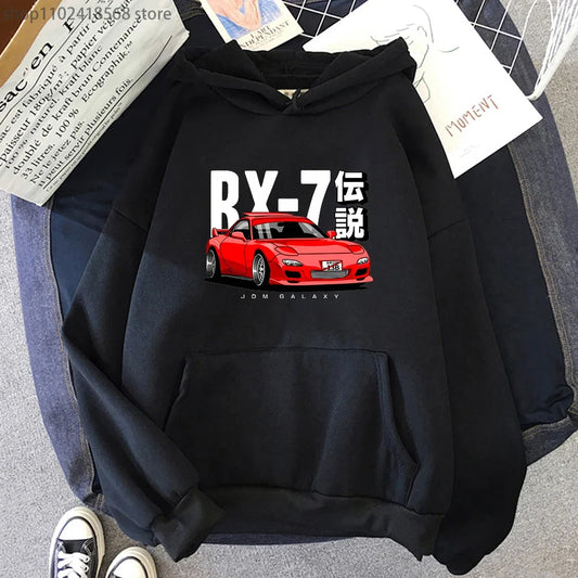Car Culture Graphic Hoodie – Unisex Fleece Pullover