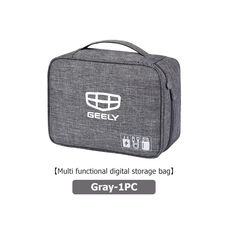 Waterproof USB Cable Organizer Storage Bag – Car Accessories