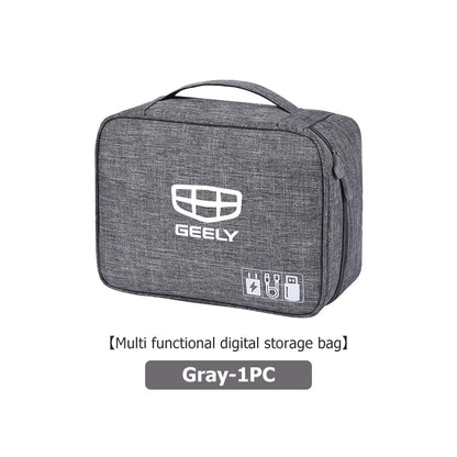 Waterproof USB Cable Organizer Storage Bag – Car Accessories