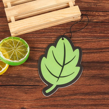 Leaf-Shaped Hanging Car Air Freshener