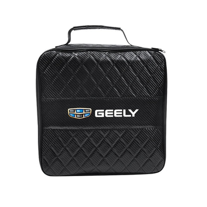 Leather Car Organizer Bag – EV Charging Cable & Accessories Storage