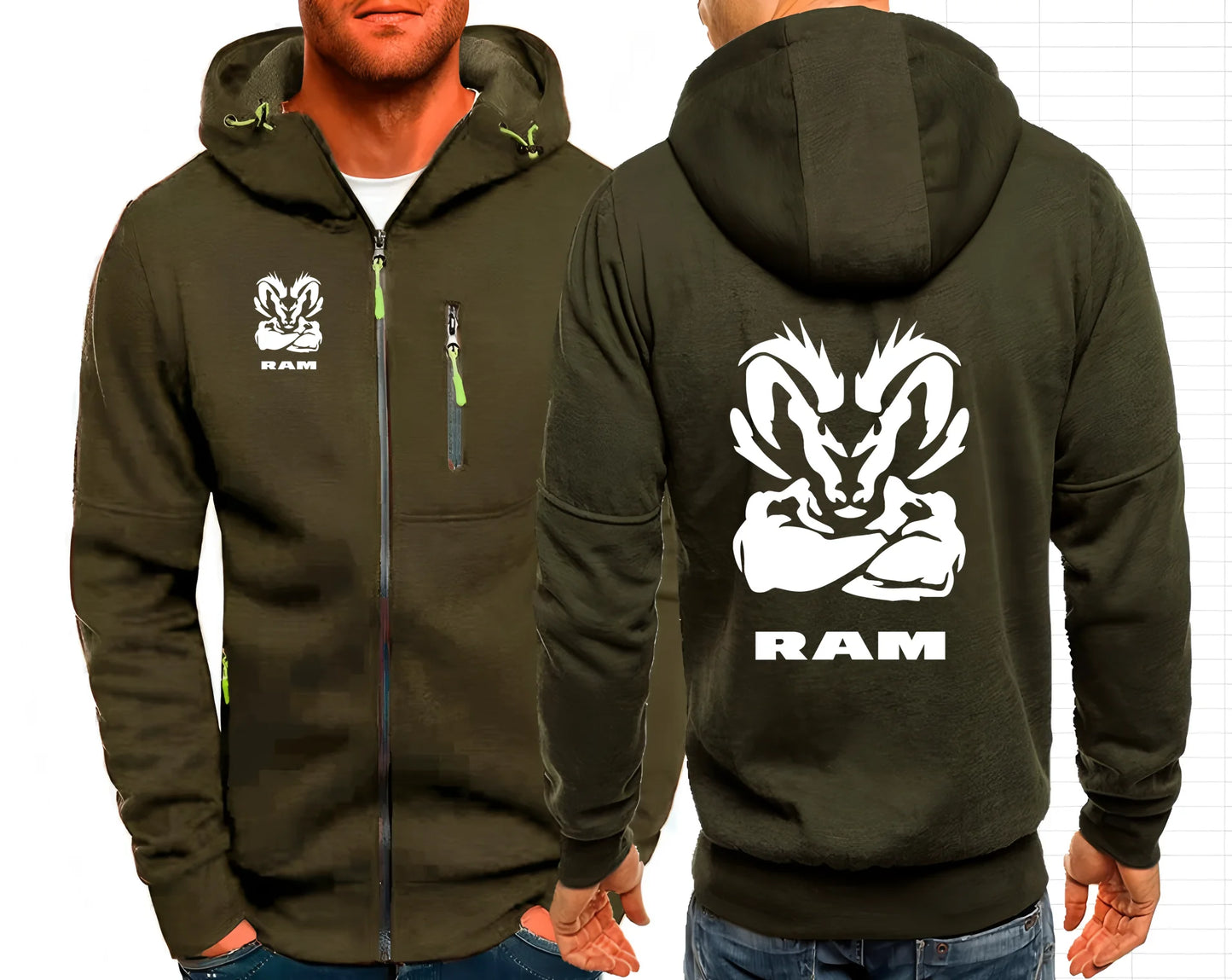 RAM Zip Hoodie