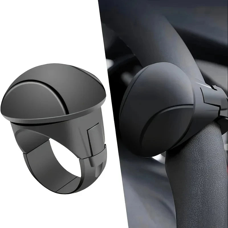 Silicone Steering Wheel Knob – 360° Rotation with Metal Bearing & Non-Slip Grip