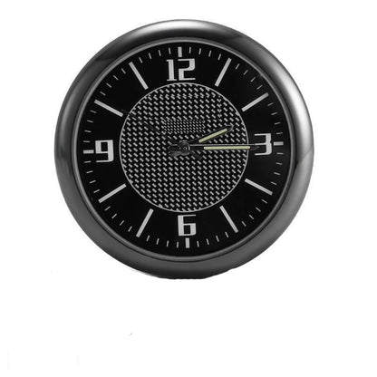 Mini Luminous Stick-On Car Dashboard Clock – Quartz Auto Ornament