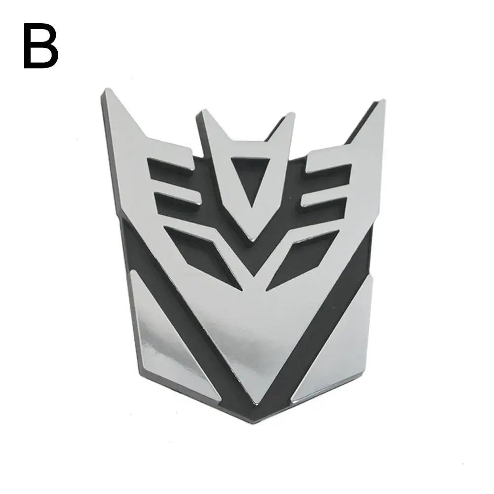 3D Robot Badge Emblem Car Sticker – Sci-Fi Style Decal for Cars & Motorcycles