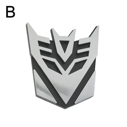 3D Robot Badge Emblem Car Sticker – Sci-Fi Style Decal for Cars & Motorcycles