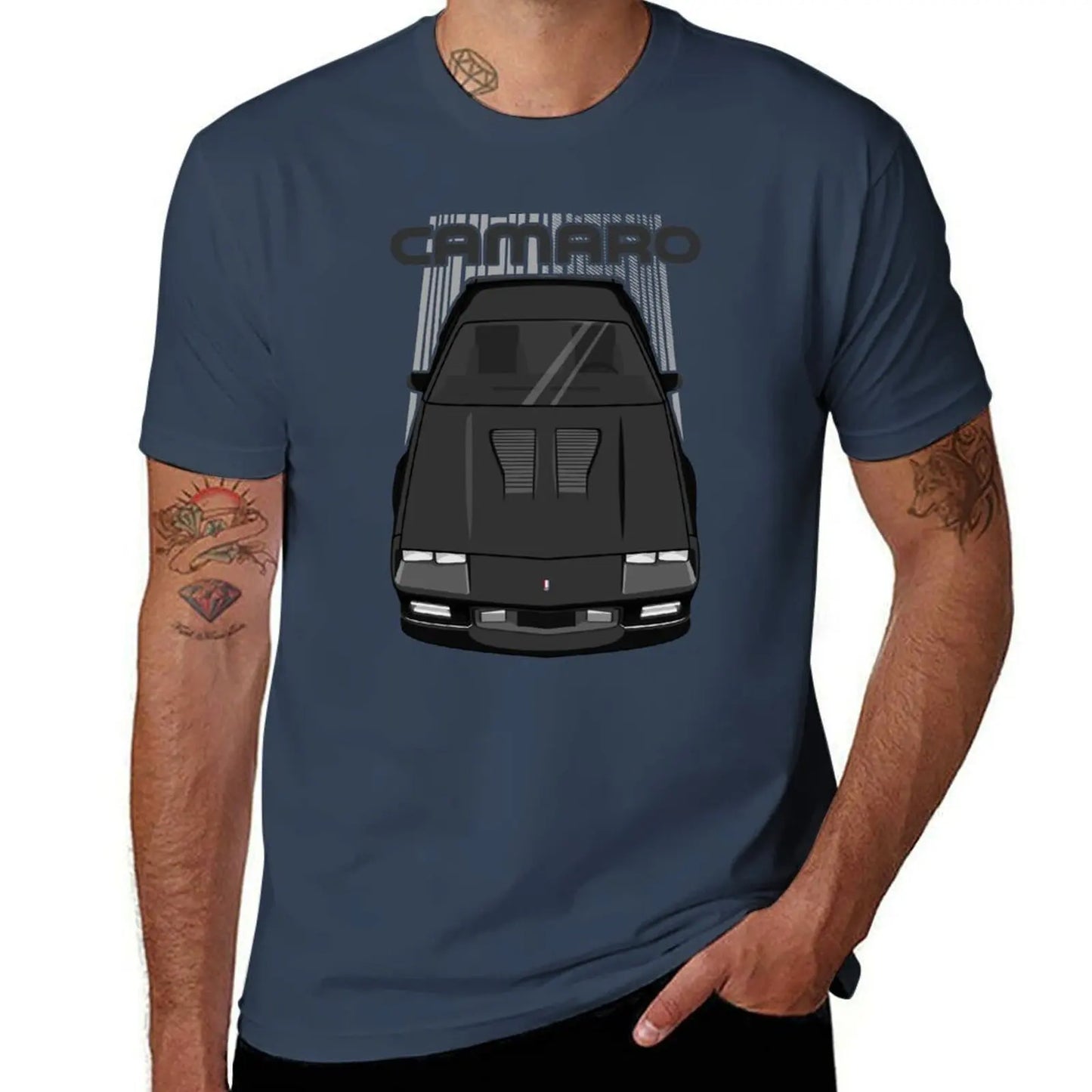 Vintage Muscle Car Graphic T-Shirt | Retro Crew Neck Tee