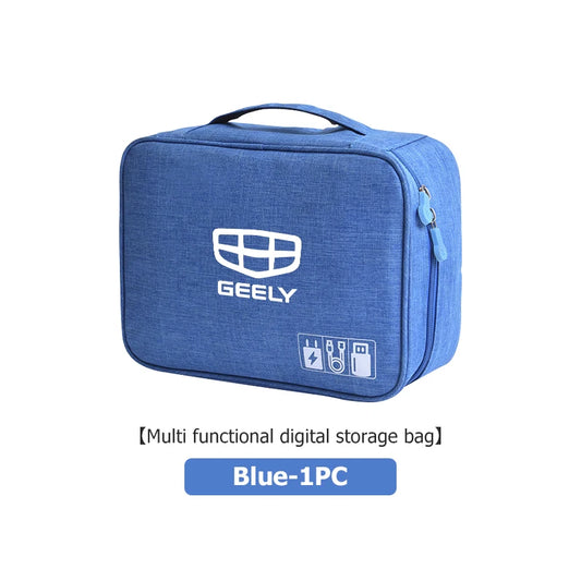 Waterproof USB Cable Organizer Storage Bag – Car Accessories