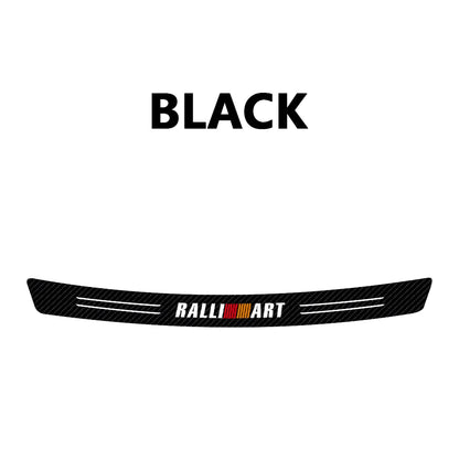 Carbon Fiber Rear Bumper Trunk Protective Sticker – 12 Colors