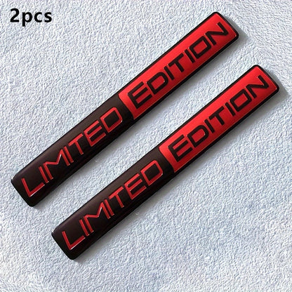 3D Metal Racing Sport Emblem Badge Sticker – 2 Pcs Car & Moto Decal