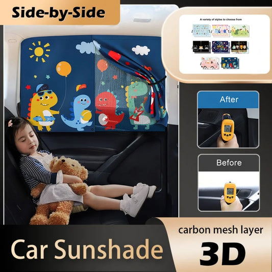 Màn chắn nắng cửa sổ xe có nam châm