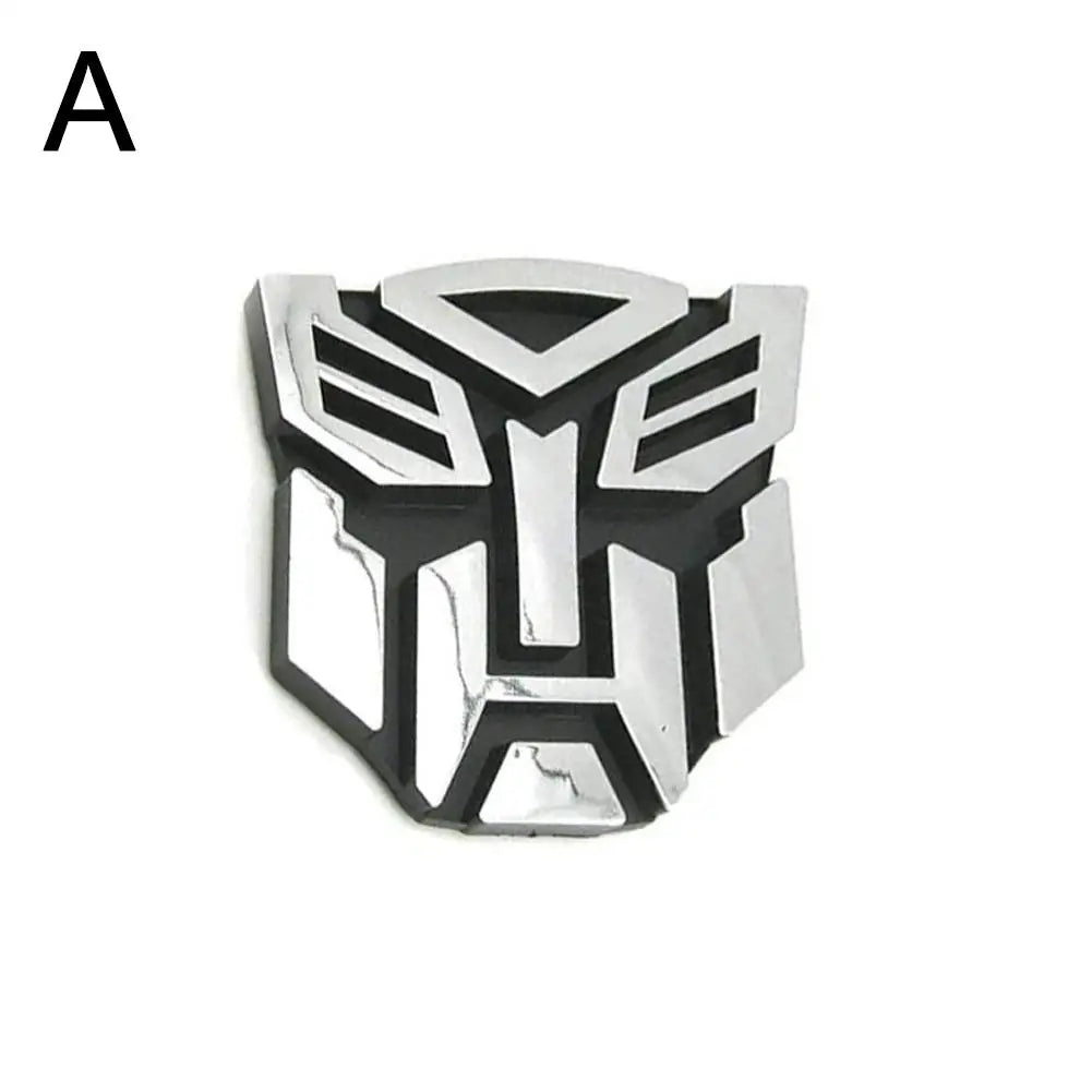 3D Robot Badge Emblem Car Sticker – Sci-Fi Style Decal for Cars & Motorcycles