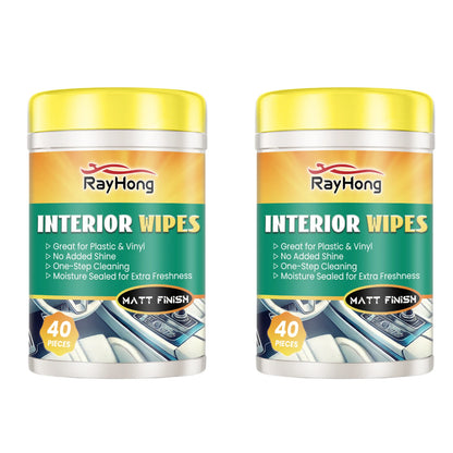 Car Interior Cleaning Wipes – Matt Finish, Oil & Stain Remover