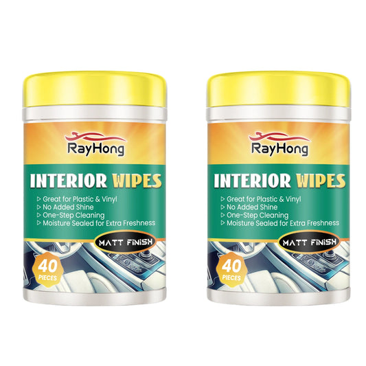Car Interior Cleaning Wipes – Matt Finish, Oil & Stain Remover