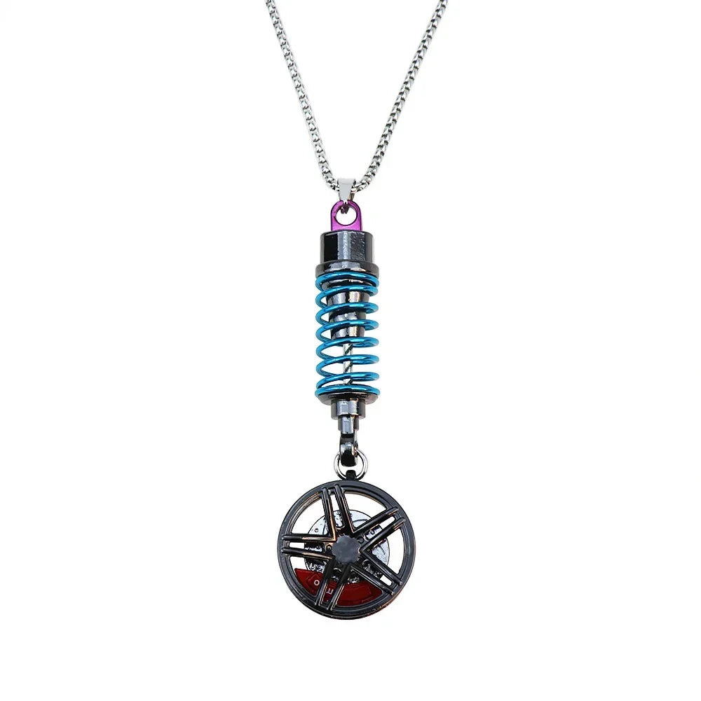 Car Wheel Rearview Pendant