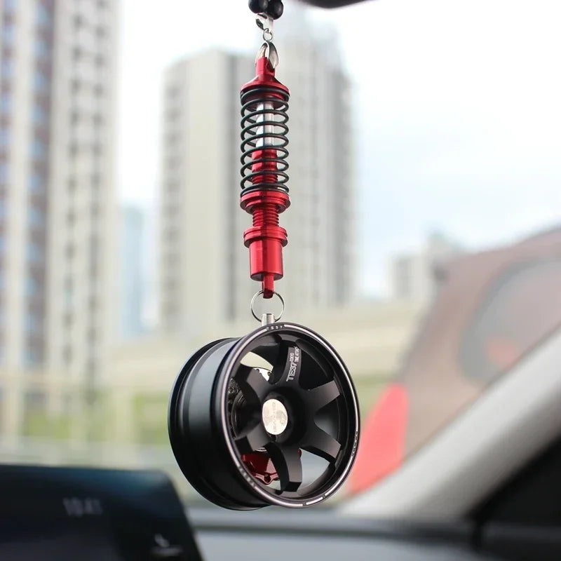 Car Wheel Rearview Pendant