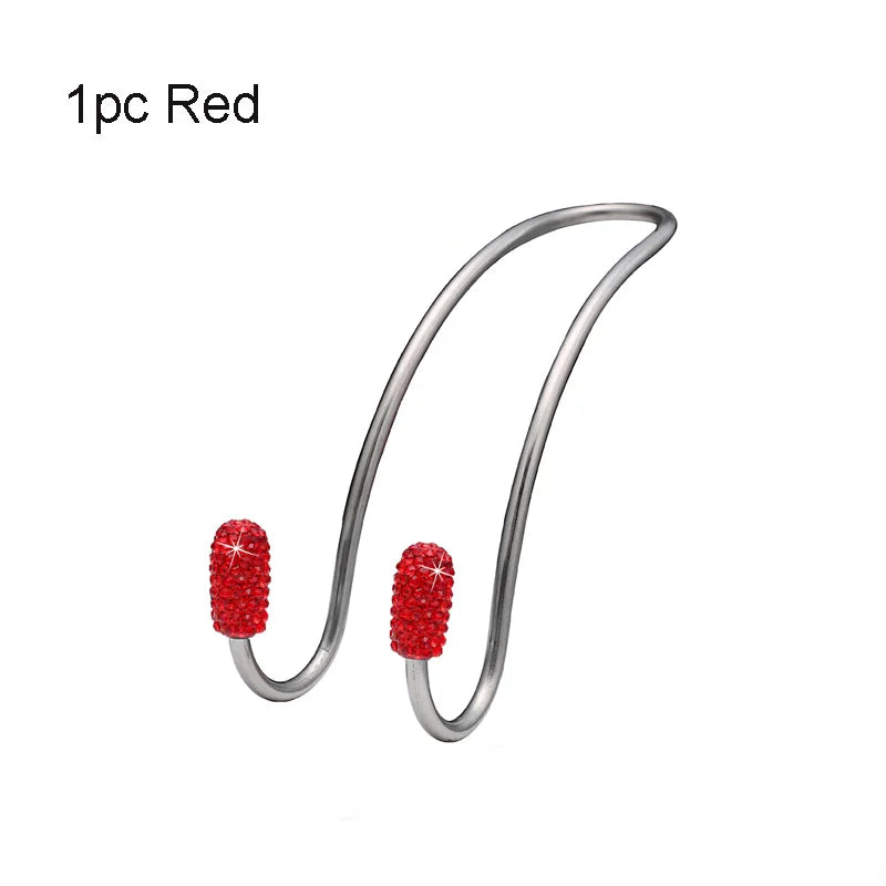 Rhinestone Car Headrest Hook | Bling Bag Hanger for Car Seat
