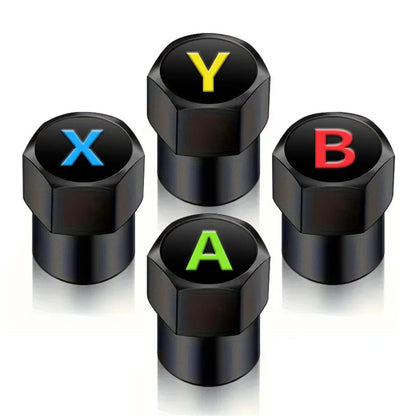 4PCS Car Game Button Valve Caps