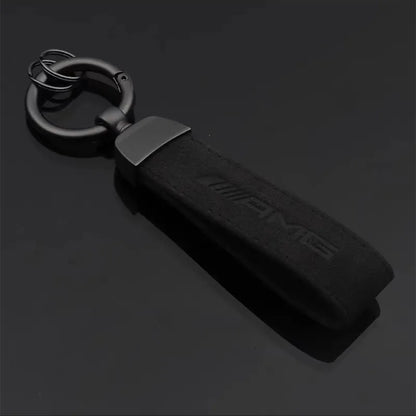 AMG Suede Keychain